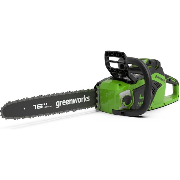 Аккумуляторная цепная пила Greenworks GD40CS18 40 см, АКБ 6 А*ч, ЗУ 2005807UF