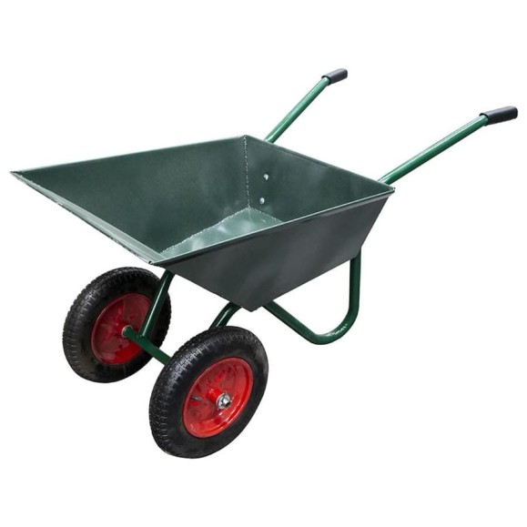 Двухколесная строительная тачка ПК Вектор сварной кузов, 110 л, 220 кг ТСД-324