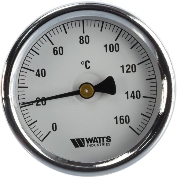 Термометр биметаллический F+R801 OR 63mm 0-160C, гильза 50 мм Watts 10005806 Термометр биметаллический F+R801 OR 63mm 0-160C, гильза 50 мм Watts 10005806