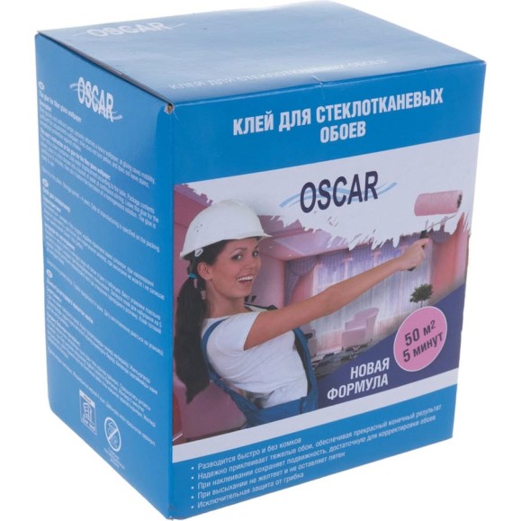 Клей для стеклообоев Oscar сухой, 400 г GO400-k Клей для стеклообоев Oscar сухой, 400 г GO400-k