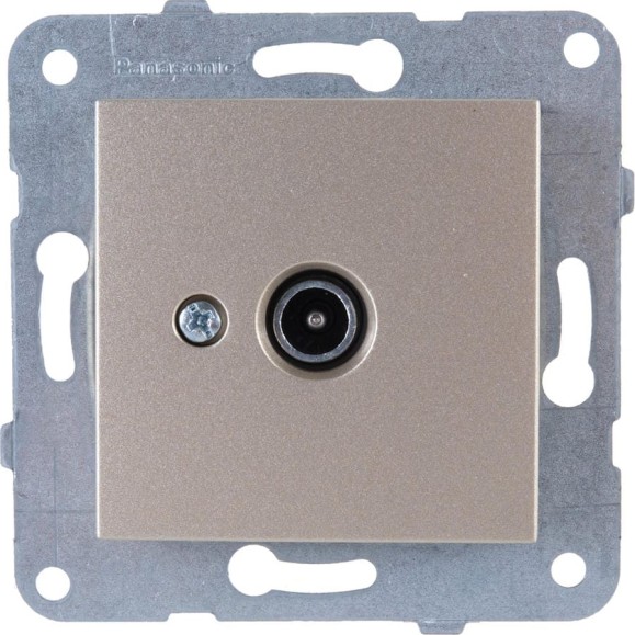 Розетка TV Panasonic Karre Plus 54837 МОДУЛЬ концевая бронза WKTT0451-2BR-RES