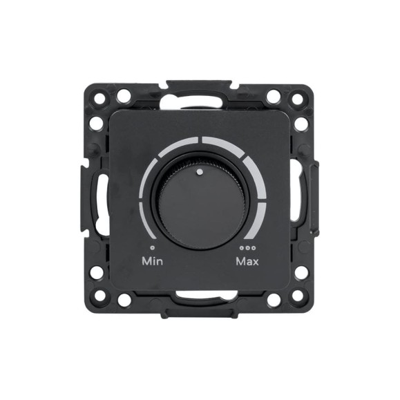 Механизм светорегулятора EKF PROxima Стокгольм, 600W, 220В, черный EZD06-101-10