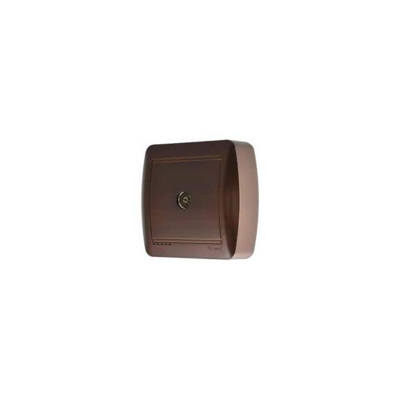 ТВ розетка Lezard DEMET оконечная маун 711-0400-130