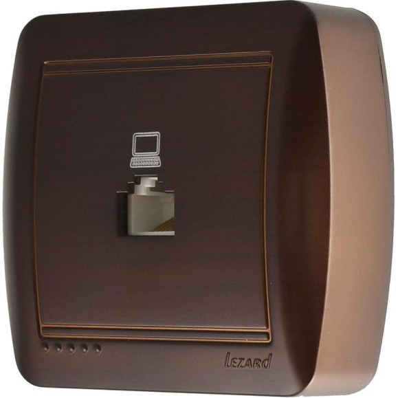 Компьютерная розетка Lezard DEMET маун 711-0400-139