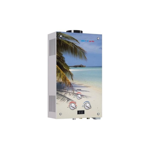 Газовая колонка Vektor LUX ECO 20-2 Пальмы Газовая колонка Vektor LUX ECO 20-2 Пальмы