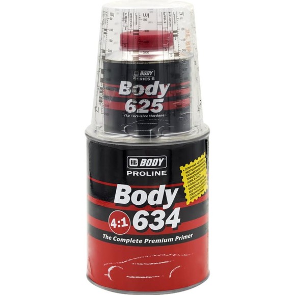 Грунт PROLINE 634 4:1 черн. 0,8л + Отвердитель PROLINE 625 0,2л HB BODY комплект 6340206251