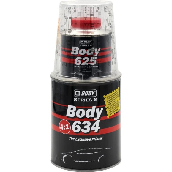 Грунт PROLINE 634 4:1 бел. 0,8л + Отвердитель PROLINE 625 0,2л HB BODY комплект 6340106251