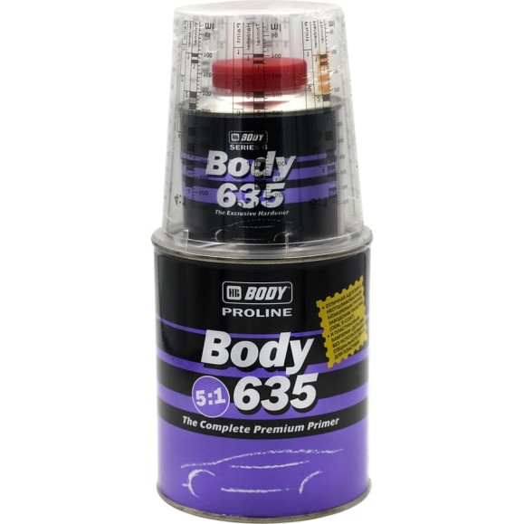 Грунт PROLINE 635 5:1 черн. 0,8л + Отвердитель PROLINE 635 0,16л HB BODY комплект 6350206351 Грунт PROLINE 635 5:1 черн. 0,8л + Отвердитель PROLINE 635 0,16л HB BODY комплект 6350206351
