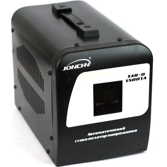 Интеллектуальный однофазный стабилизатор напряжения JONCHN SAR-D1500VA