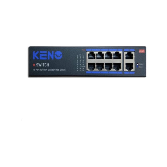 Коммутатор KENO 10 портов KN-SW802POE+ Коммутатор KENO 10 портов KN-SW802POE+