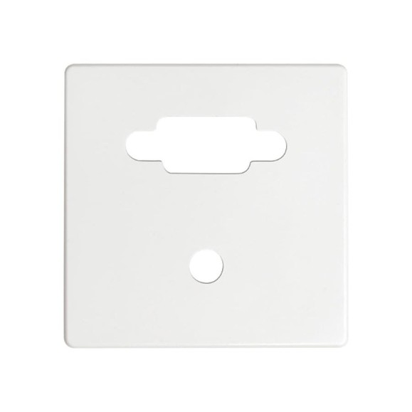 Накладка Simon, для коннектора VGA HD15 мама, мини-джек 3,5 мм, белый 8200091-030