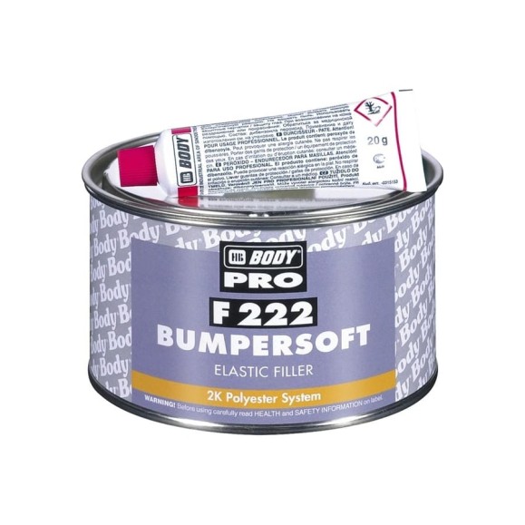 Шпатлевка HB BODY PRO F222 BUMPERSOFT черн. 1кг 2220200001 Шпатлевка HB BODY PRO F222 BUMPERSOFT черн. 1кг 2220200001