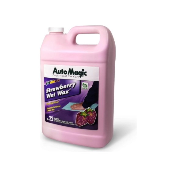 Крем-воск для защиты кузова AutoMagic Strawberry Wet Wax с клубничным ароматом, 3.79 л 22 Крем-воск для защиты кузова AutoMagic Strawberry Wet Wax с клубничным ароматом, 3.79 л 22