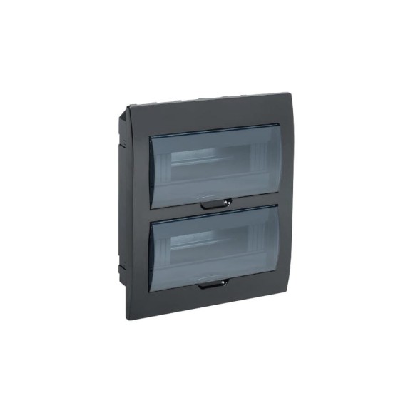 Корпус IEK KREPTA 3 ЩРВ-П-24 IP41 черный, пластиковый MKP12-V-24-41-K02 Корпус IEK KREPTA 3 ЩРВ-П-24 IP41 черный, пластиковый MKP12-V-24-41-K02