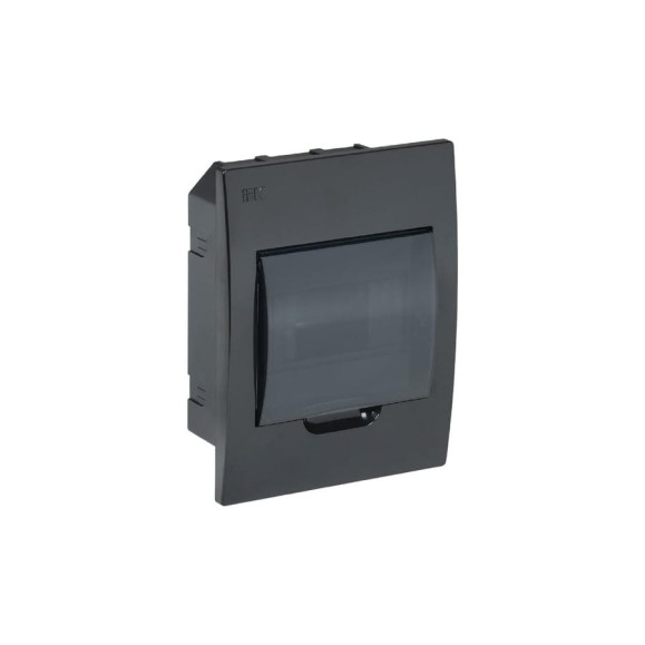 Корпус IEK KREPTA 3 ЩРВ-П-6 IP41, черный, пластиковый MKP12-V-06-41-K02