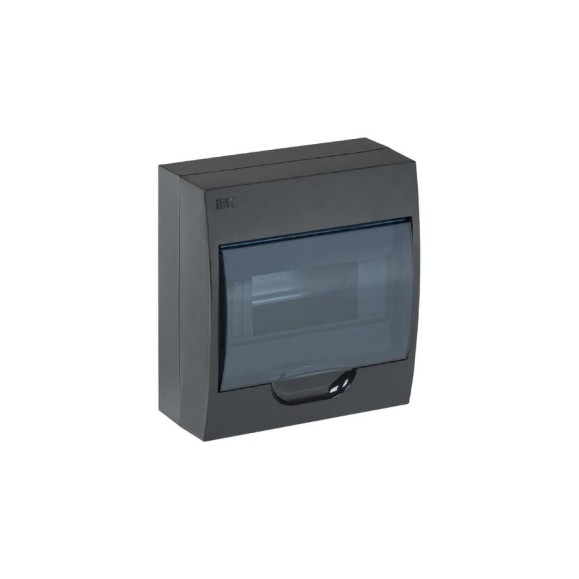 Корпус IEK KREPTA 3 ЩРН-П-8 IP41, черный, пластиковый MKP12-N-08-41-K02