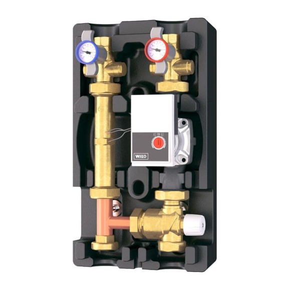 Насосная группа Giacomini R586 Ду 25 со смешением с насосом Wilo Yonos Para 25/6 R586RY104 115-5546