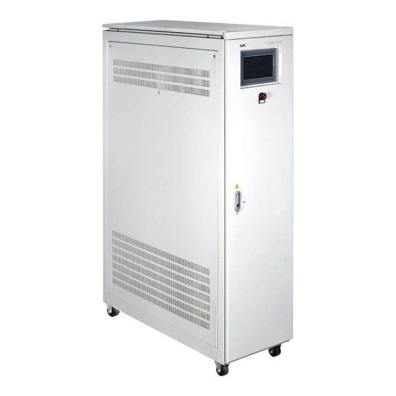 3-фазный стабилизатор напряжения IEK, напольный 150кВА INDUSTRIAL IVS10-3-150-12