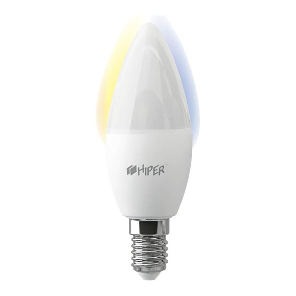 Умная LED лампочка Hiper Wi-Fi IoT C1 White 523767