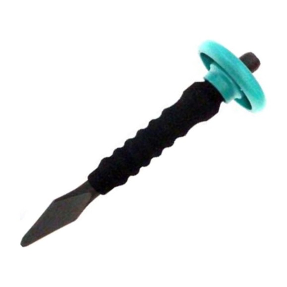 Зубило Jettools плоское, с пластиковым протектором, 150х5мм P-02-05