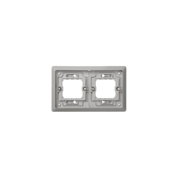 Основание под 2-местную рамку Simon, IP55, скрытый монтаж, 171х104мм, S44 Aqua, серый 4400620-035 Основание под 2-местную рамку Simon, IP55, скрытый монтаж, 171х104мм, S44 Aqua, серый 4400620-035