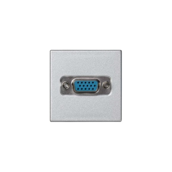 Плата с разъёмом VGA Simon, D-sub, 15 pin, К45, винтовой зажим, мама, алюминий K100B-8
