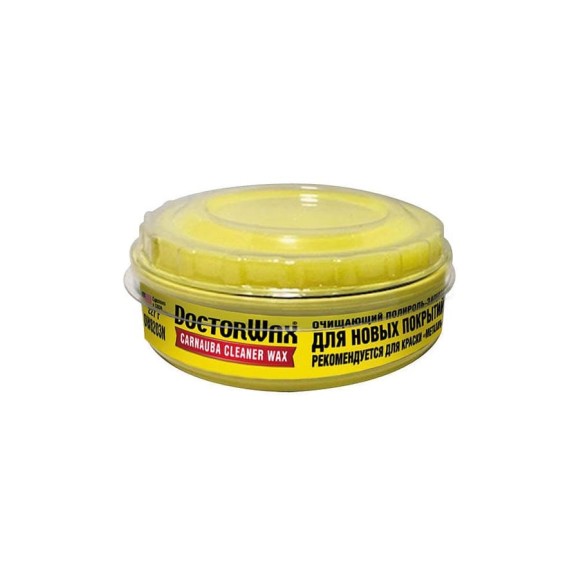 Пастообразный очищающий полироль-защита для новых покрытий DoctorWax с воском Карнауба DW8203N