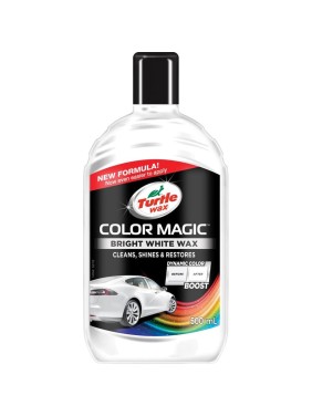 Восковой автополироль TURTLE WAX COLOR MAGIC BRIGHT WHITE WAX белый, 500 мл 53241