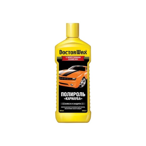 Полироль-очиститель DoctorWax защита Карнауба DW8217