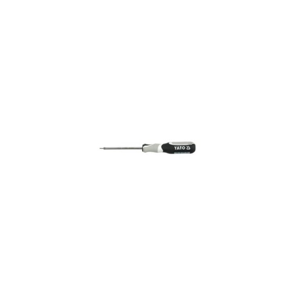 Отвертка YATO TORX Т7 х 75мм SVCM55 резиновая ручка YT-2743