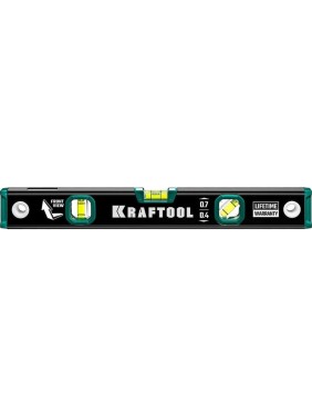Уровень KRAFTOOL с зеркальным глазком, 400 мм 34781-40