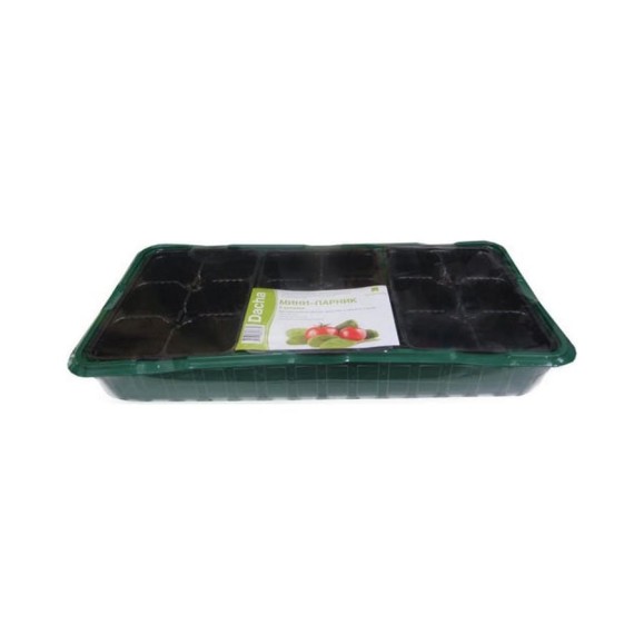 Мини-парник на подоконник ГазонCity 3 вставки, зеленый 4607192131077 Мини-парник на подоконник ГазонCity 3 вставки, зеленый 4607192131077