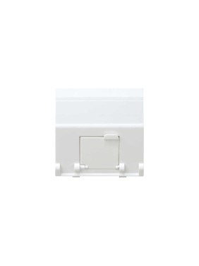 Адаптер со шторками Simon на 1 коннектор AMP UTP, FTP, SYSTYMAX RJ12, UTP, S27, белый 27081-35