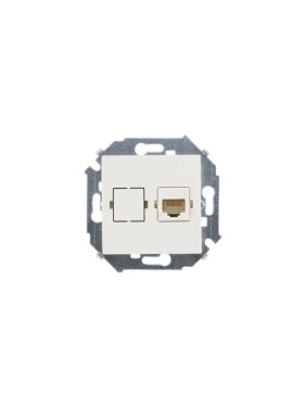 Компьютерная розетка Simon RJ45 кат.5е, слоновая кость 20 1591598-031