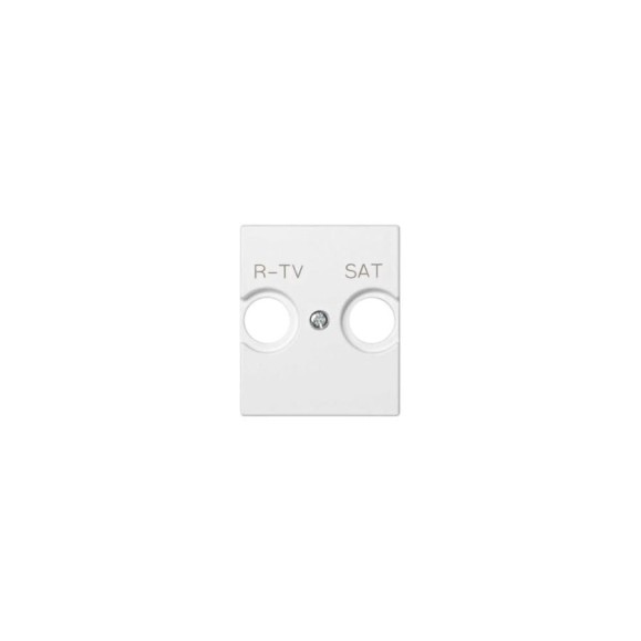 Накладка на телевизионную розетку Simon R-TV+SAT, широкий модуль, S82C, белый 82097-50