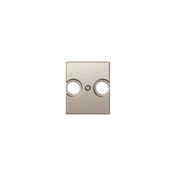 Накладка на телевизионную розетку Simon R-TV+SAT, широкий модуль, S82C, шампань 82097-54