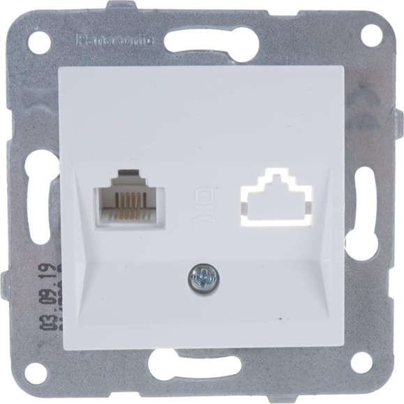 Розетка TF Panasonic МОДУЛЬ Karre Plus 54907 белая WKTT0402-2WH