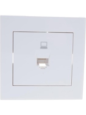 Компьютерная розетка LEZARD RAIN белый 703-0202-139