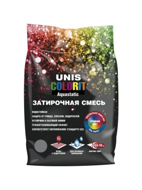 Затирка UNIS Colorit асфальт 2 кг 11602919