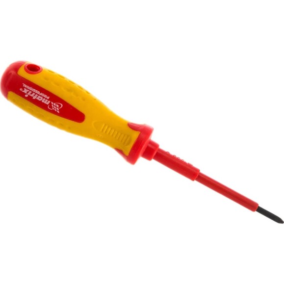 Диэлектрическая отвертка Ph0x75 мм MATRIX PROFESSIONAL Insulated 12924
