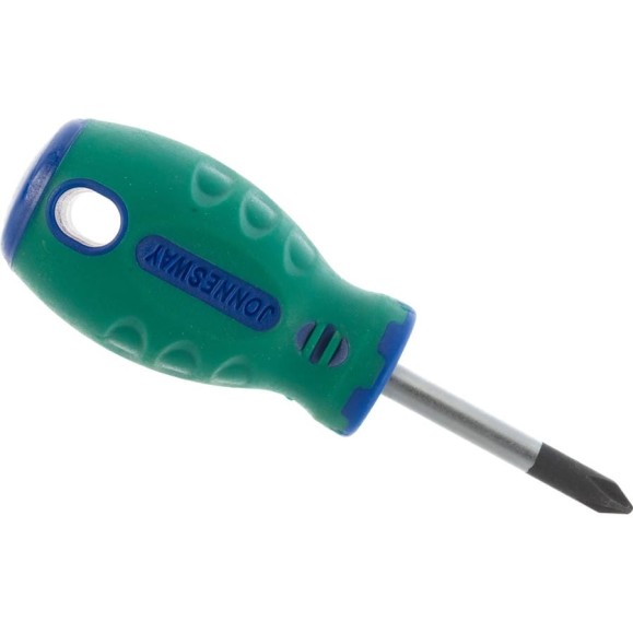 Стержневая крестовая отвертка Jonnesway Anti-Slip Grip D71P138 PH 1x38 мм 46098 Стержневая крестовая отвертка Jonnesway Anti-Slip Grip D71P138 PH 1x38 мм 46098