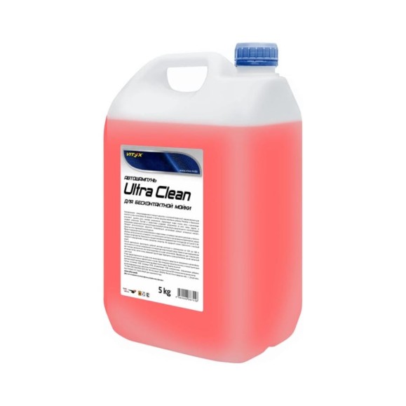 Автошампунь Ultra Clean красный 5 кг для бесконтактной мойки VITEX V900204