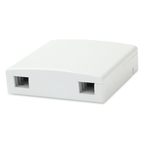 Оптическая абонентская розетка без адаптера Hyperline, FO-WB86-FTTH-2UN-WH совместима с адаптерами SC/DLC 255000 Оптическая абонентская розетка без адаптера Hyperline, FO-WB86-FTTH-2UN-WH совместима с адаптерами SC/DLC 255000