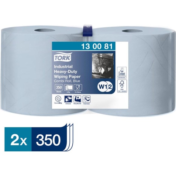 Индустриальная бумага TORK Advanced Wiper 440 Blue Performance 2 рулона в упаковке арт. 130081 11110
