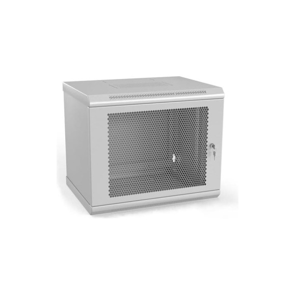 Настенный шкаф Hyperline TWL-1230-SD-RAL7035 19-дюймовый, 650x600х300мм, цвет серый RAL 7035 432726