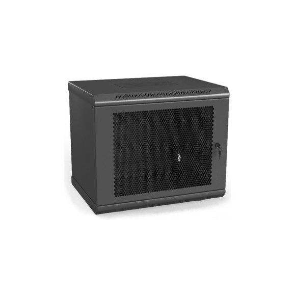 Настенный шкаф Hyperline TWL-1566-SD-RAL9005 19-дюймовый, 15U, 775x600х600мм 432783