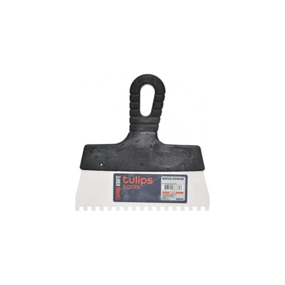 Зубчатый шпатель Tulips tools 350 мм, зуб 10х10 мм IM07-352