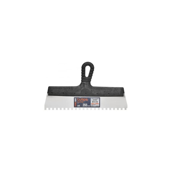 Зубчатый шпатель Tulips tools 350 мм, зуб 8х8 мм IM07-351 Зубчатый шпатель Tulips tools 350 мм, зуб 8х8 мм IM07-351