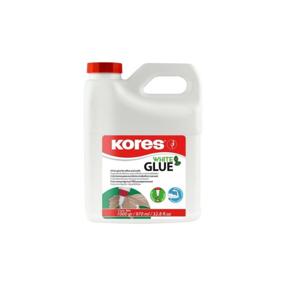 Клей Kores ПВА 1000г, без растворителей 1013206