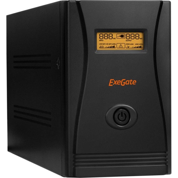 Источник бесперебойного питания ExeGate SpecialPro Smart LLB-2200.LCD.AVR.C13.RJ.USB 2200VA/1300W, LCD, AVR, 6хC13,RJ45/11,USB 285529